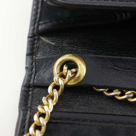 CHRISTIAN DIOR Vintage Black Canvas Shoulder Bag